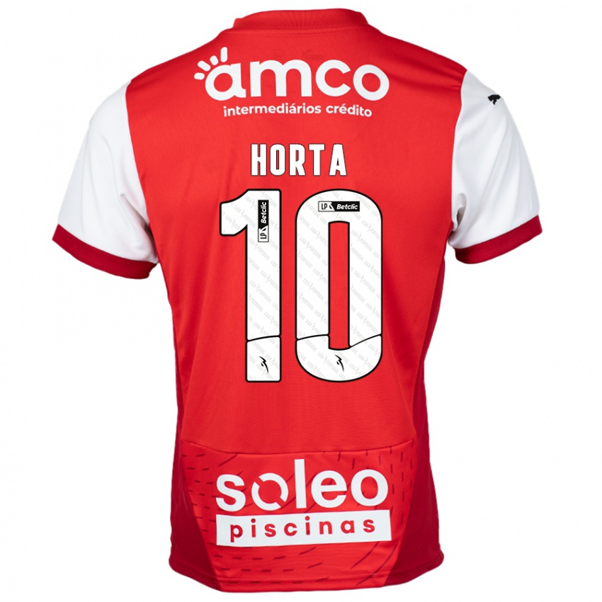 Kinderen André Horta #10 Rood Wit Thuisshirt Thuistenue 2024/25 T-Shirt