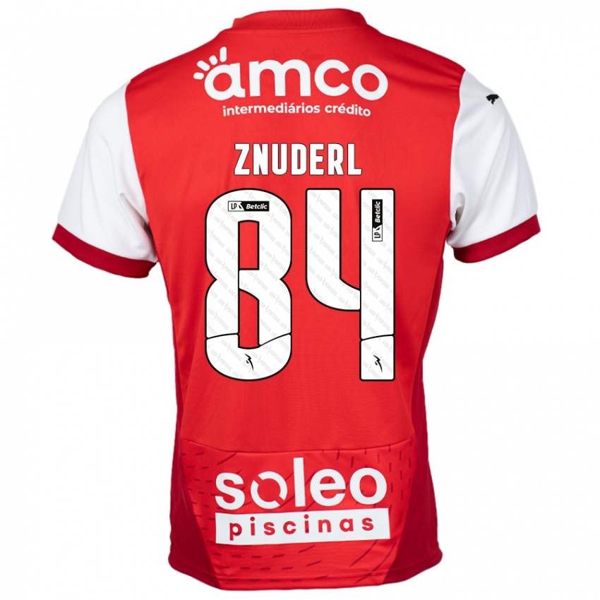 Kinderen Tai Znuderl #84 Rood Wit Thuisshirt Thuistenue 2024/25 T-Shirt