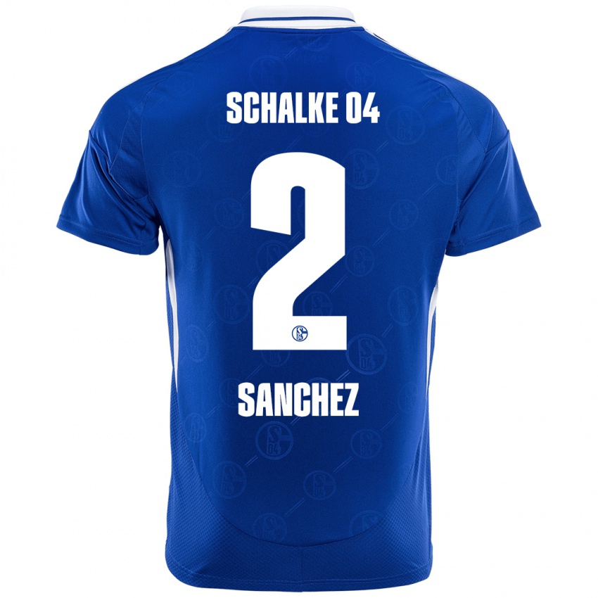 Kinderen Felipe Sánchez #2 Koningsblauw Thuisshirt Thuistenue 2024/25 T-Shirt