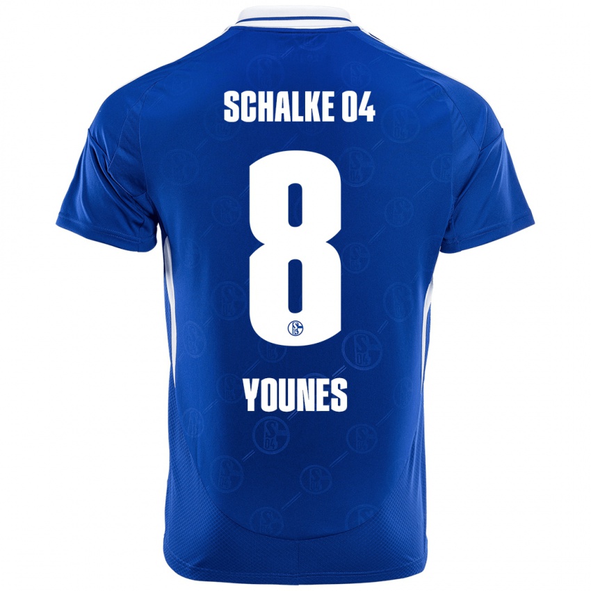 Kinderen Amin Younes #8 Koningsblauw Thuisshirt Thuistenue 2024/25 T-Shirt