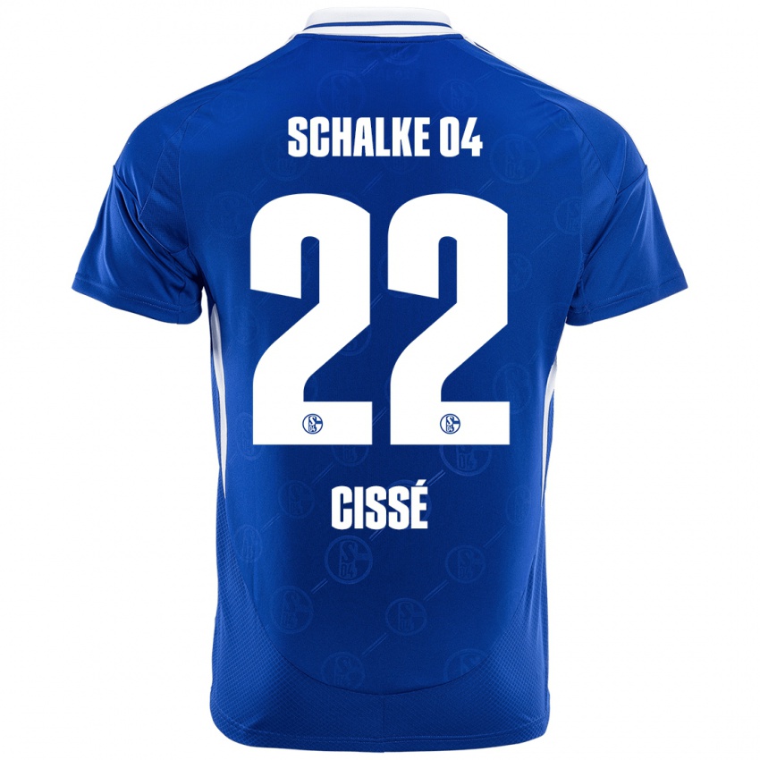 Kinderen Ibrahima Cissé #22 Koningsblauw Thuisshirt Thuistenue 2024/25 T-Shirt