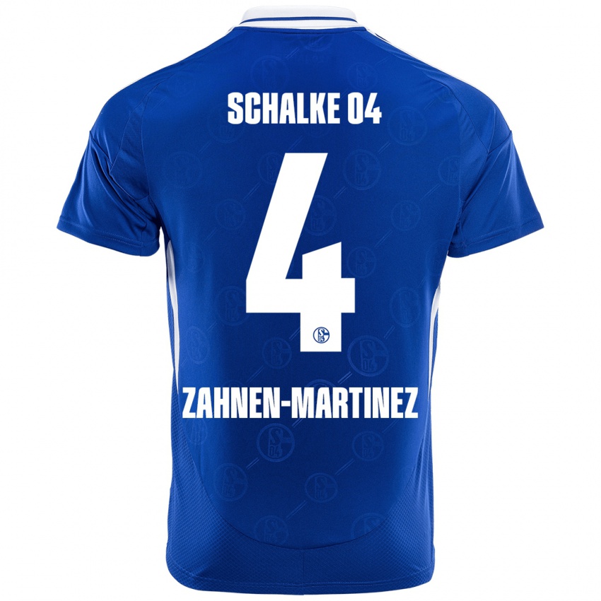 Kinderen Pablo Zahnen-Martinez #4 Koningsblauw Thuisshirt Thuistenue 2024/25 T-Shirt