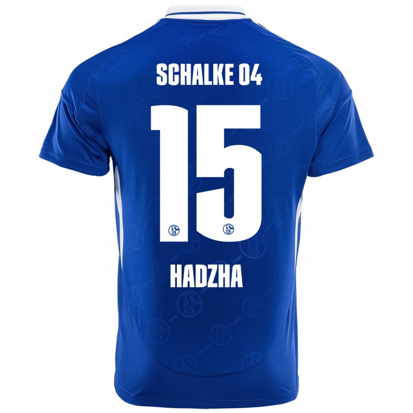 Kinderen Nedzhib Hadzha #15 Koningsblauw Thuisshirt Thuistenue 2024/25 T-Shirt