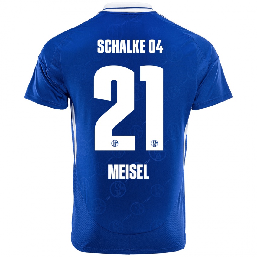 Kinderen Kelsey Meisel #21 Koningsblauw Thuisshirt Thuistenue 2024/25 T-Shirt