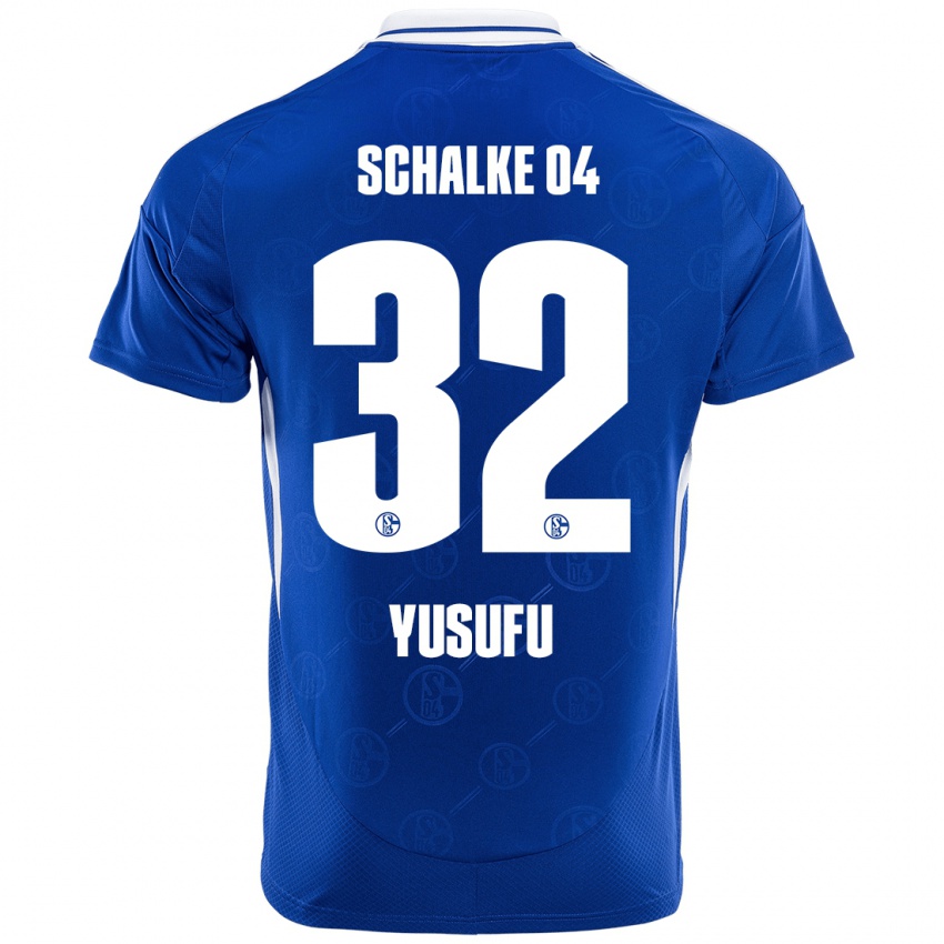 Kinderen Faaris Yusufu #32 Koningsblauw Thuisshirt Thuistenue 2024/25 T-Shirt