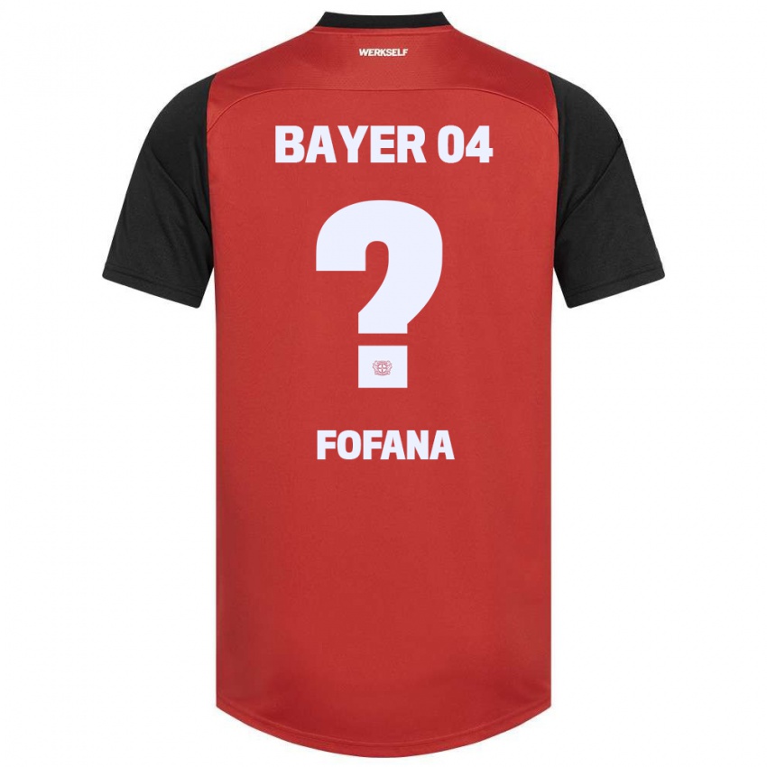 Kinderen Sadik Fofana #0 Rood Zwart Thuisshirt Thuistenue 2024/25 T-Shirt