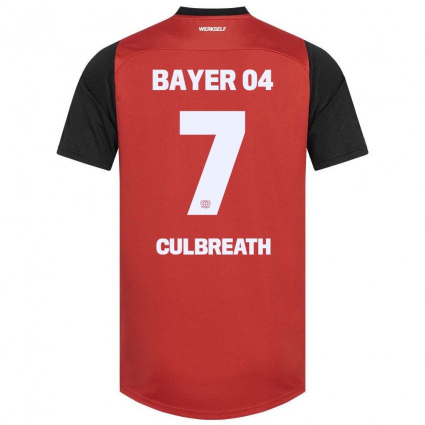 Kinderen Montrell Culbreath #7 Rood Zwart Thuisshirt Thuistenue 2024/25 T-Shirt