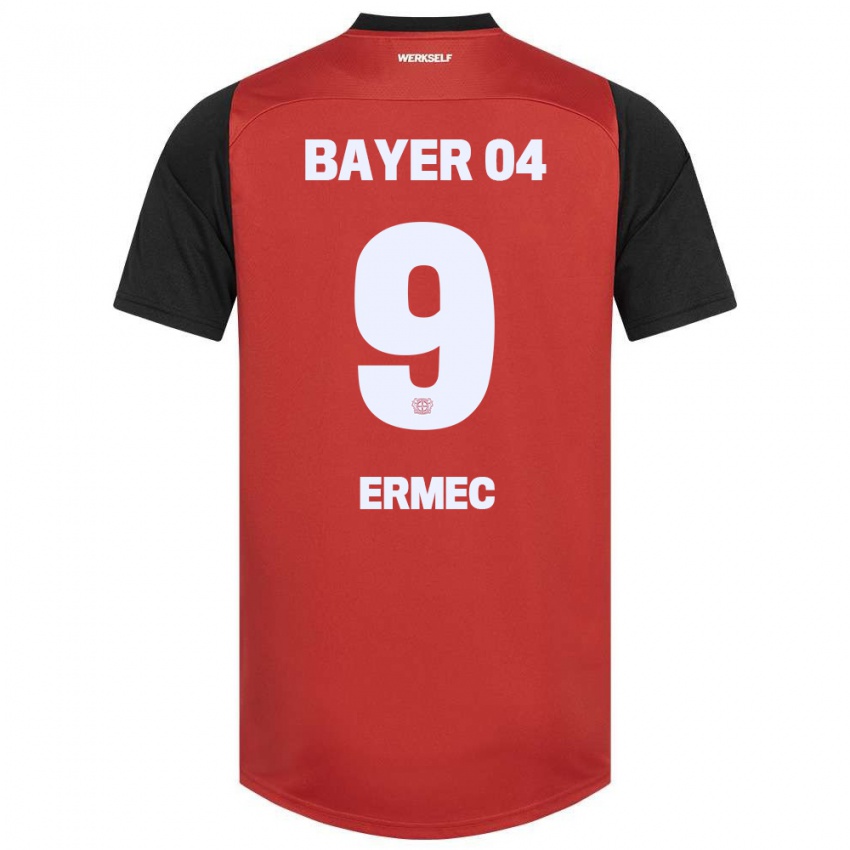 Kinderen Berkan Ermec #9 Rood Zwart Thuisshirt Thuistenue 2024/25 T-Shirt