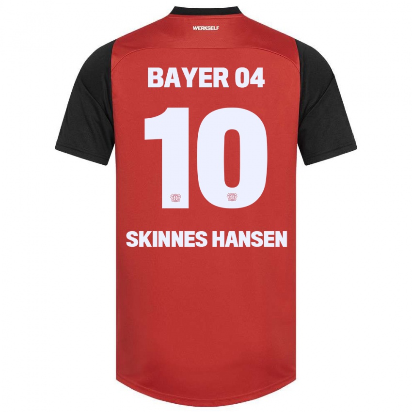 Kinderen Synne Skinnes Hansen #10 Rood Zwart Thuisshirt Thuistenue 2024/25 T-Shirt