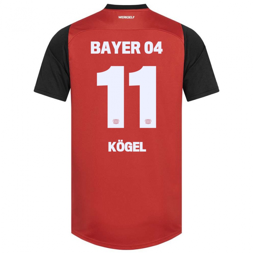 Kinderen Kristin Kögel #11 Rood Zwart Thuisshirt Thuistenue 2024/25 T-Shirt