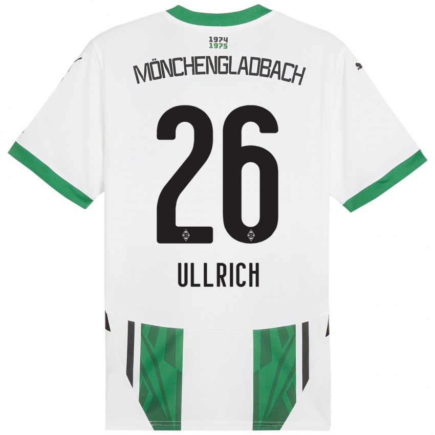 Kinderen Lukas Ullrich #26 Wit Groen Thuisshirt Thuistenue 2024/25 T-Shirt