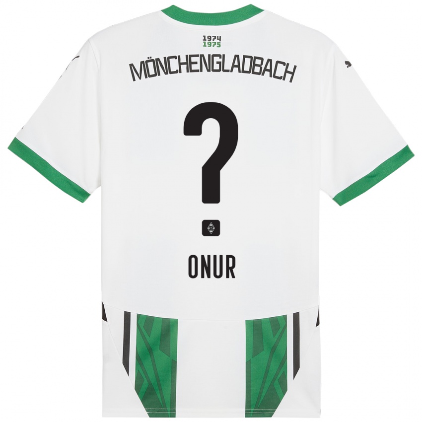 Kinderen Hasan Onur #0 Wit Groen Thuisshirt Thuistenue 2024/25 T-Shirt