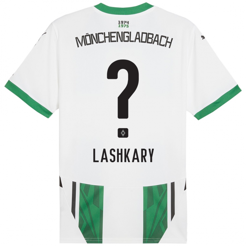 Kinderen Roman Lashkary #0 Wit Groen Thuisshirt Thuistenue 2024/25 T-Shirt