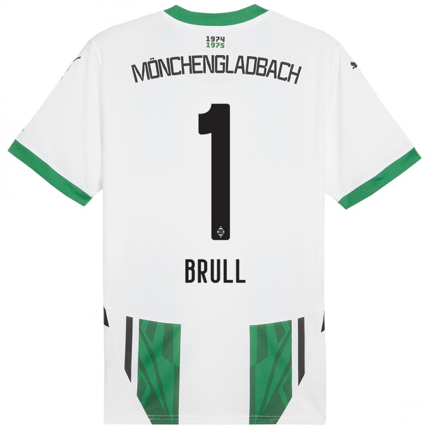 Kinderen Maximilian Brüll #1 Wit Groen Thuisshirt Thuistenue 2024/25 T-Shirt