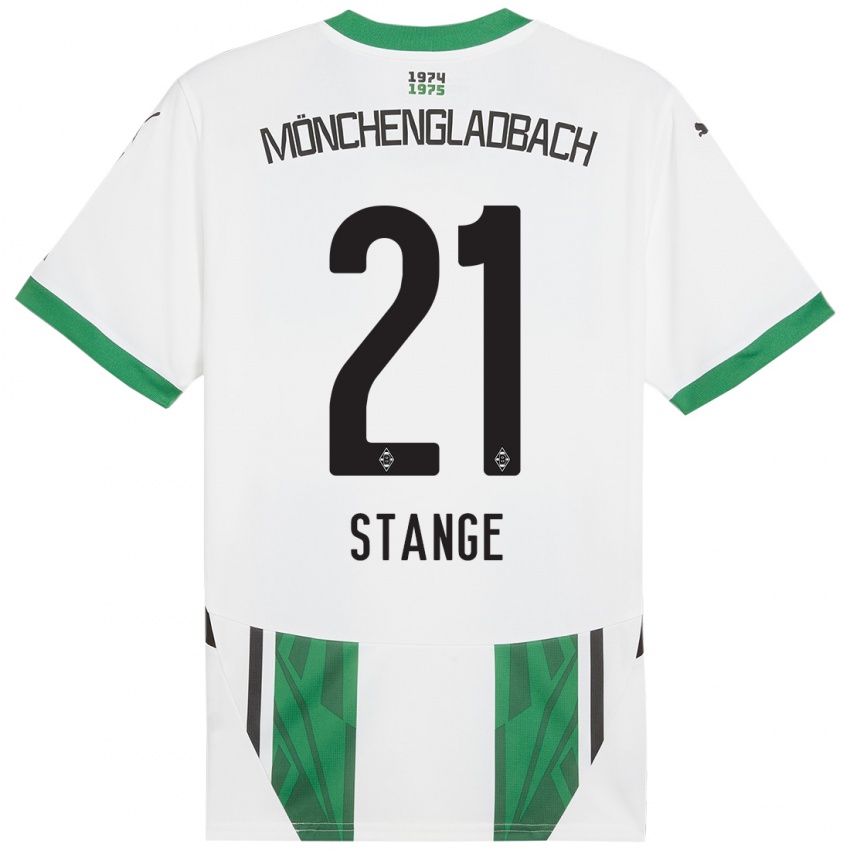 Kinderen Veit Stange #21 Wit Groen Thuisshirt Thuistenue 2024/25 T-Shirt