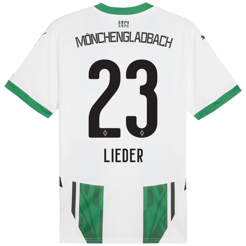 Kinderen Michel Lieder #23 Wit Groen Thuisshirt Thuistenue 2024/25 T-Shirt