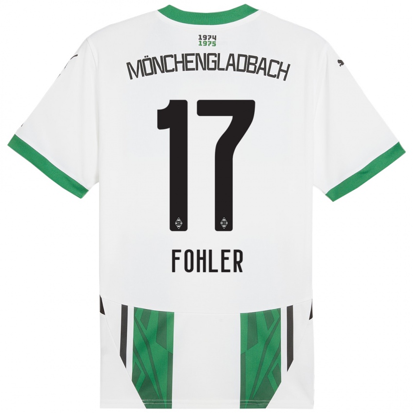 Kinderen Selma Fohler #17 Wit Groen Thuisshirt Thuistenue 2024/25 T-Shirt