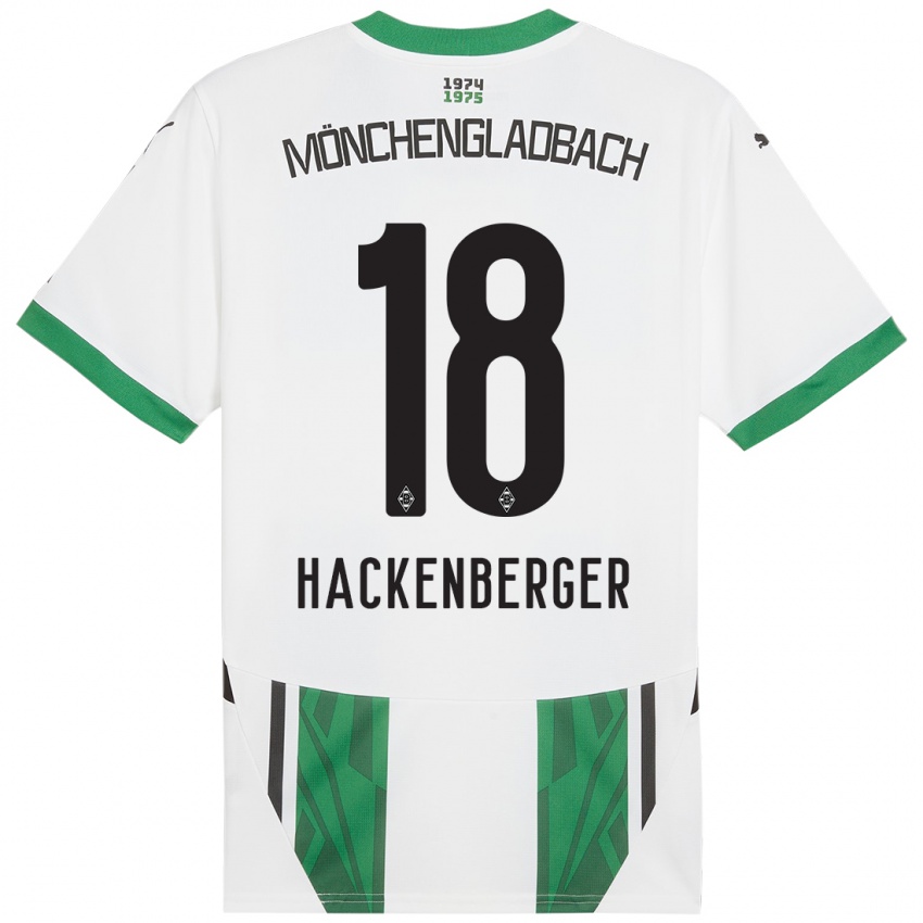 Kinderen Jessica Hackenberger #18 Wit Groen Thuisshirt Thuistenue 2024/25 T-Shirt