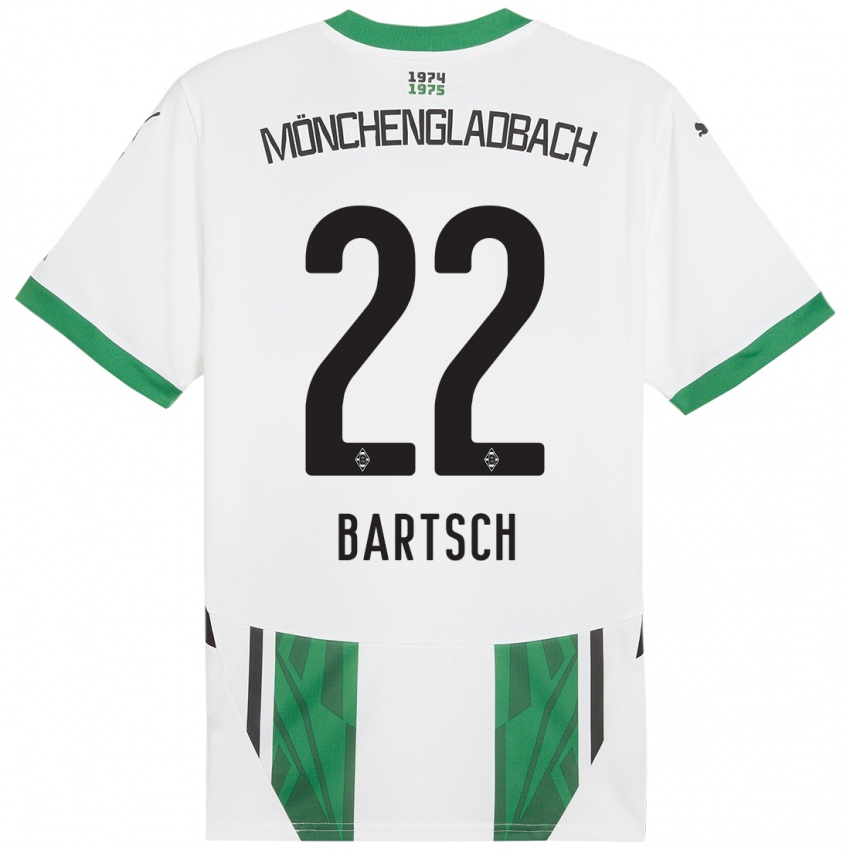 Kinderen Kristina Bartsch #22 Wit Groen Thuisshirt Thuistenue 2024/25 T-Shirt