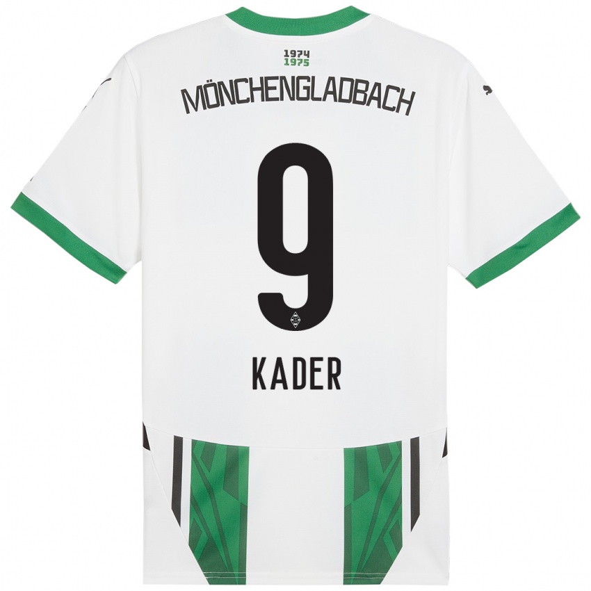 Kinderen Cagatay Kader #9 Wit Groen Thuisshirt Thuistenue 2024/25 T-Shirt