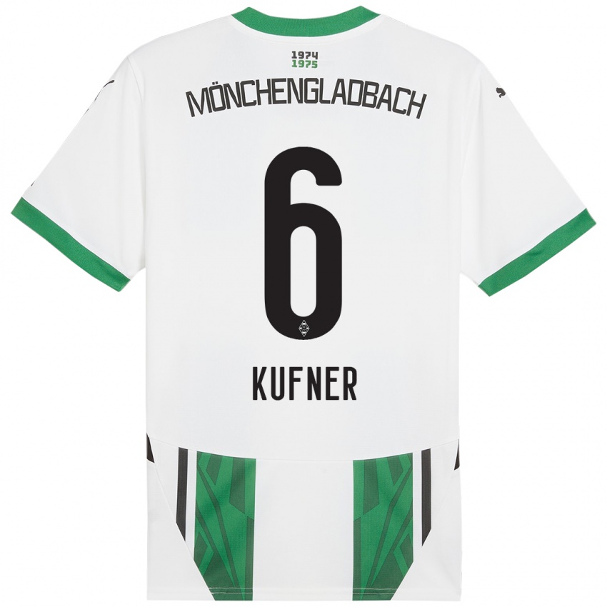 Kinderen Anne-Catherine Kufner #6 Wit Groen Thuisshirt Thuistenue 2024/25 T-Shirt