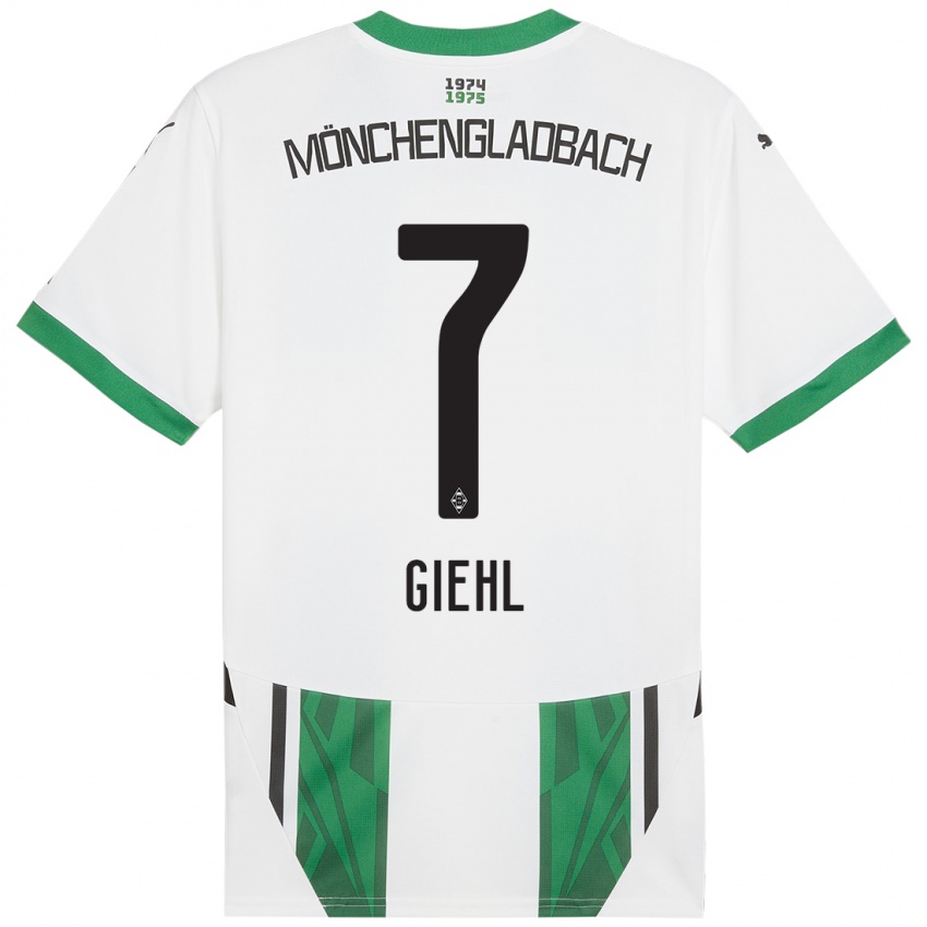 Kinderen Madita Giehl #7 Wit Groen Thuisshirt Thuistenue 2024/25 T-Shirt