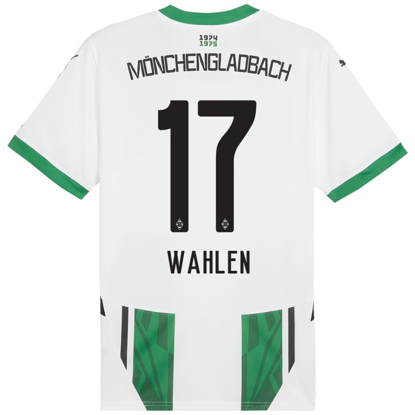 Kinderen Vanessa Wahlen #17 Wit Groen Thuisshirt Thuistenue 2024/25 T-Shirt