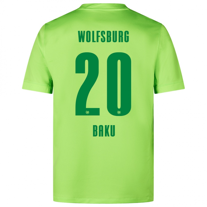 Kinderen Ridle Baku #20 Fluorescerend Groen Thuisshirt Thuistenue 2024/25 T-Shirt