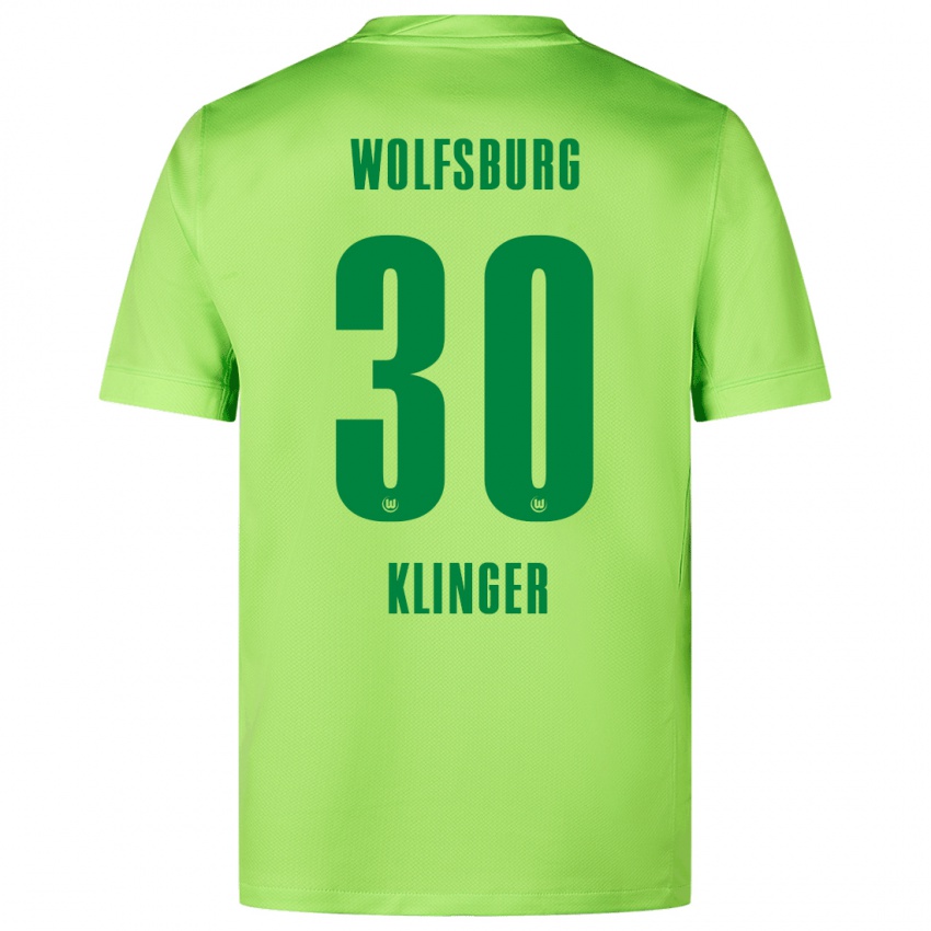 Kinderen Niklas Klinger #30 Fluorescerend Groen Thuisshirt Thuistenue 2024/25 T-Shirt