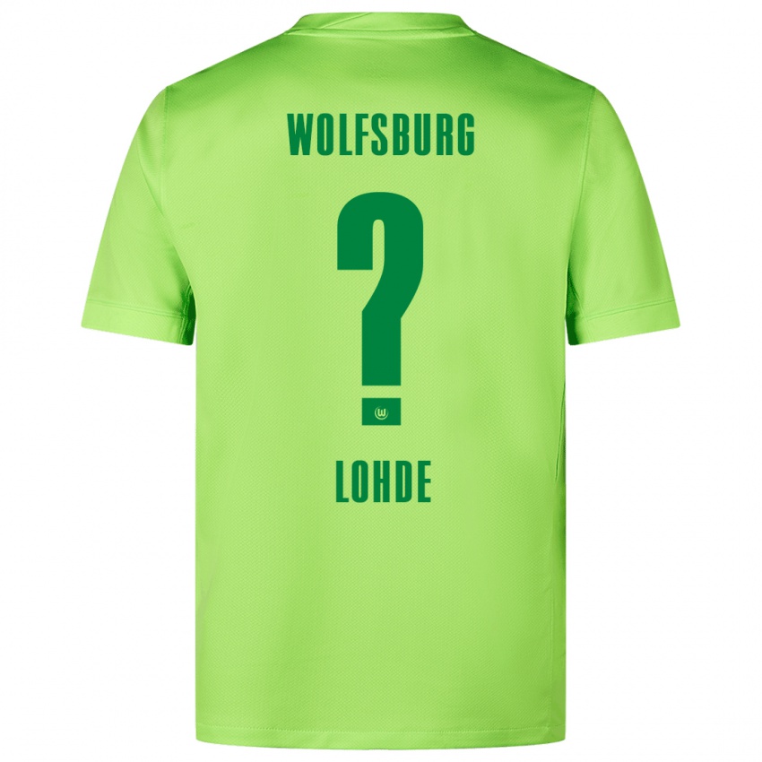 Kinderen Sven Lohde #0 Fluorescerend Groen Thuisshirt Thuistenue 2024/25 T-Shirt