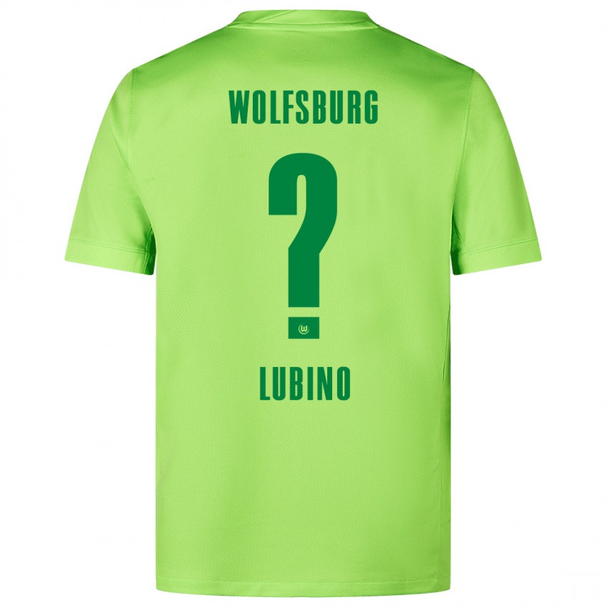 Kinderen Francesco Lubino #0 Fluorescerend Groen Thuisshirt Thuistenue 2024/25 T-Shirt