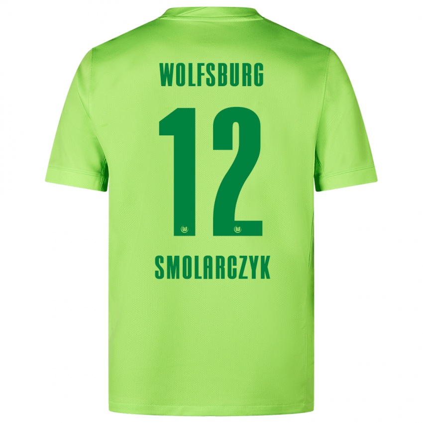 Kinderen Nelly Smolarczyk #12 Fluorescerend Groen Thuisshirt Thuistenue 2024/25 T-Shirt