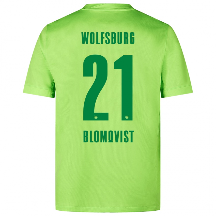 Kinderen Rebecka Blomqvist #21 Fluorescerend Groen Thuisshirt Thuistenue 2024/25 T-Shirt