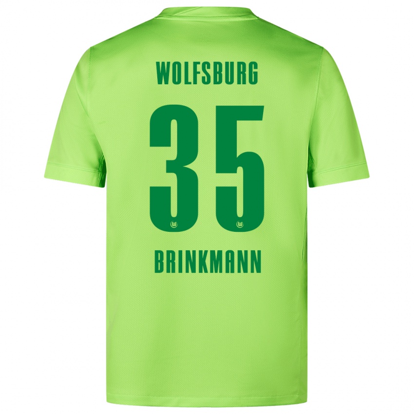 Kinderen Karla Brinkmann #35 Fluorescerend Groen Thuisshirt Thuistenue 2024/25 T-Shirt