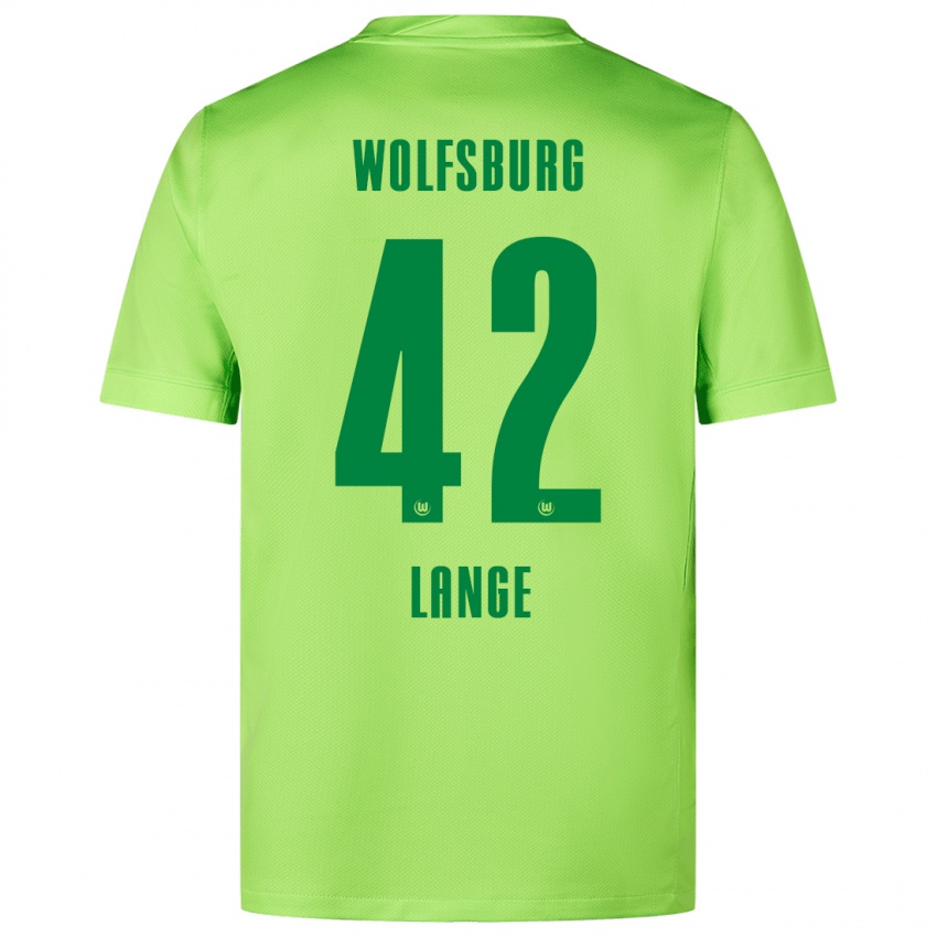 Kinderen Felix Lange #42 Fluorescerend Groen Thuisshirt Thuistenue 2024/25 T-Shirt