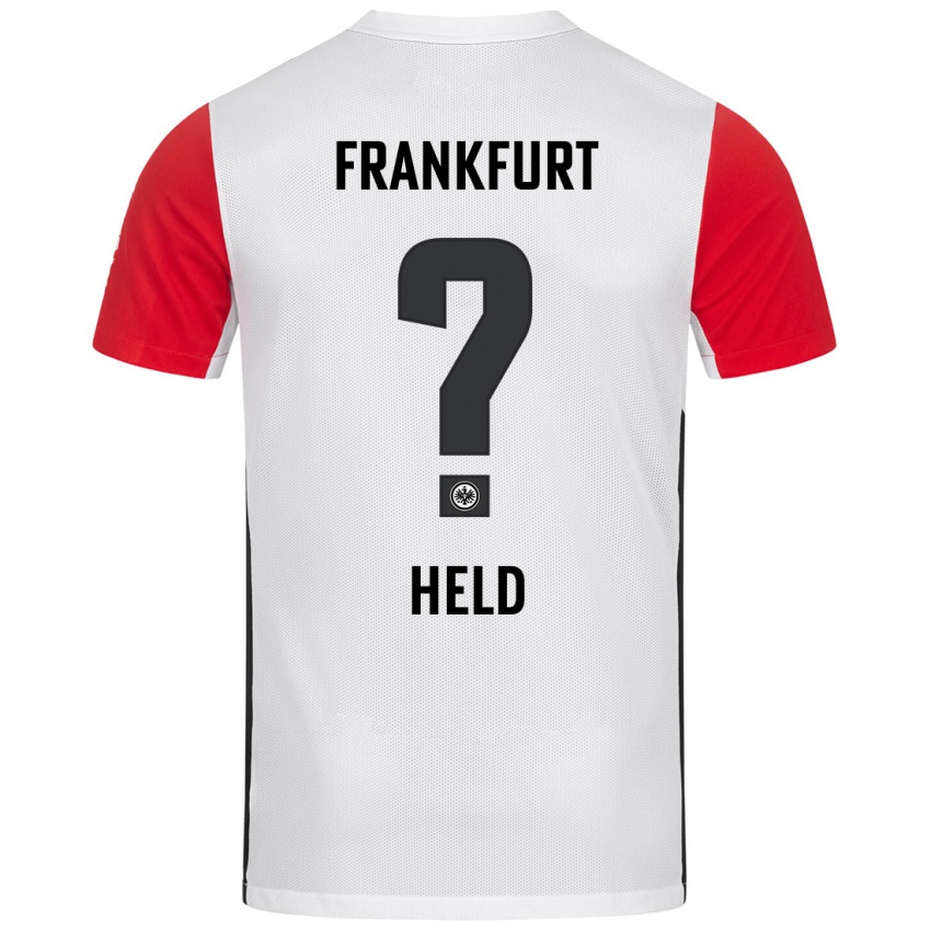 Kinderen Louis Held #0 Wit Rood Thuisshirt Thuistenue 2024/25 T-Shirt