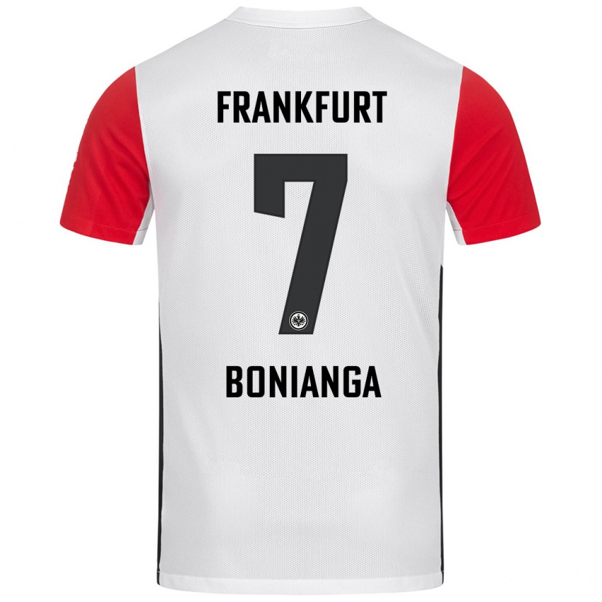 Kinderen Phinees Bonianga #7 Wit Rood Thuisshirt Thuistenue 2024/25 T-Shirt