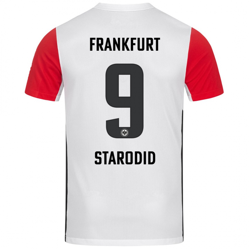 Kinderen Daniel Starodid #9 Wit Rood Thuisshirt Thuistenue 2024/25 T-Shirt