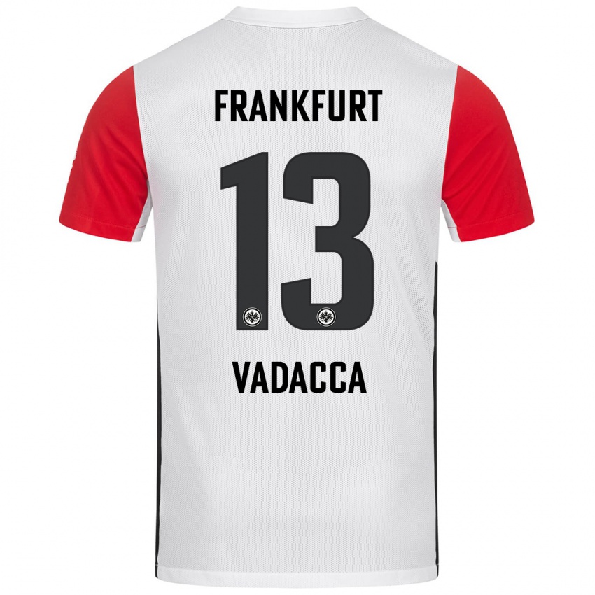 Kinderen Gianni Vadacca #13 Wit Rood Thuisshirt Thuistenue 2024/25 T-Shirt