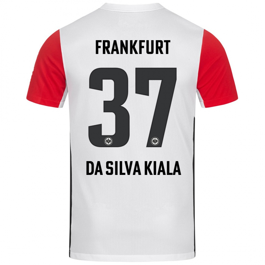 Kinderen Joel Da Silva Kiala #37 Wit Rood Thuisshirt Thuistenue 2024/25 T-Shirt