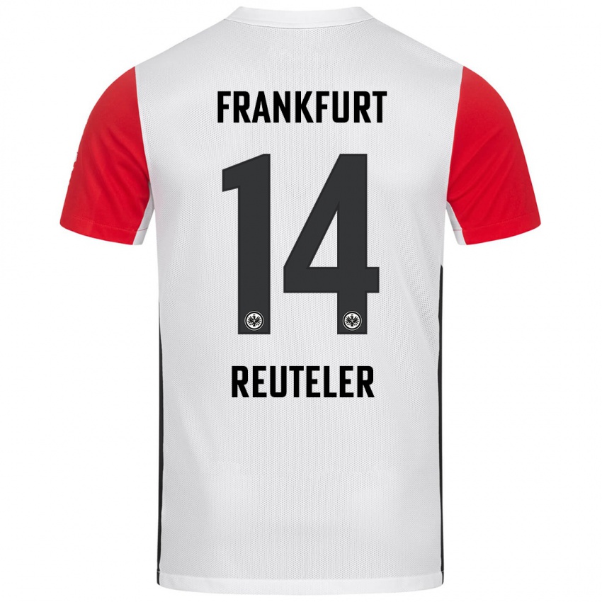 Kinderen Geraldine Reuteler #14 Wit Rood Thuisshirt Thuistenue 2024/25 T-Shirt