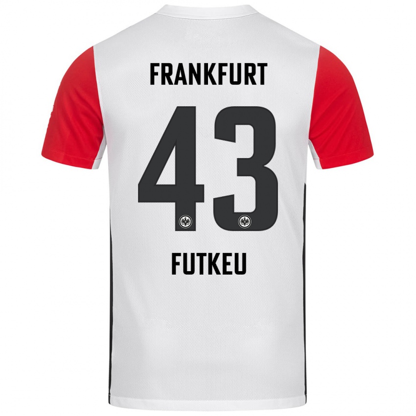 Kinderen Noel Futkeu #43 Wit Rood Thuisshirt Thuistenue 2024/25 T-Shirt