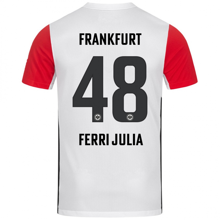 Kinderen Nacho Ferri #48 Wit Rood Thuisshirt Thuistenue 2024/25 T-Shirt