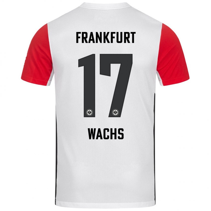 Kinderen Marc Wachs #17 Wit Rood Thuisshirt Thuistenue 2024/25 T-Shirt