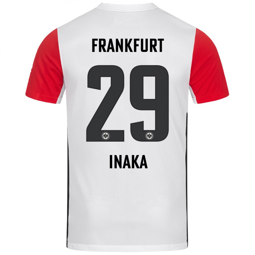 Kinderen Arthur Inaka #29 Wit Rood Thuisshirt Thuistenue 2024/25 T-Shirt