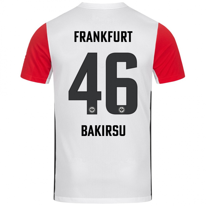 Kinderen Hüseyin Bakirsu #46 Wit Rood Thuisshirt Thuistenue 2024/25 T-Shirt