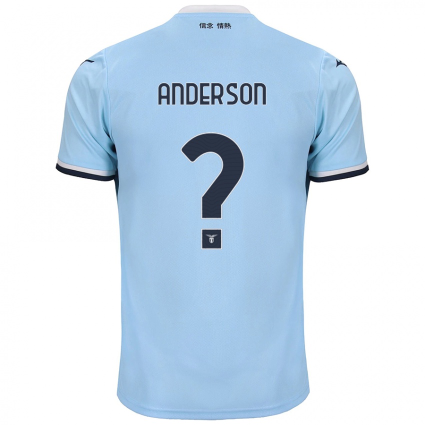 Kinderen André Anderson #0 Blauw Thuisshirt Thuistenue 2024/25 T-Shirt