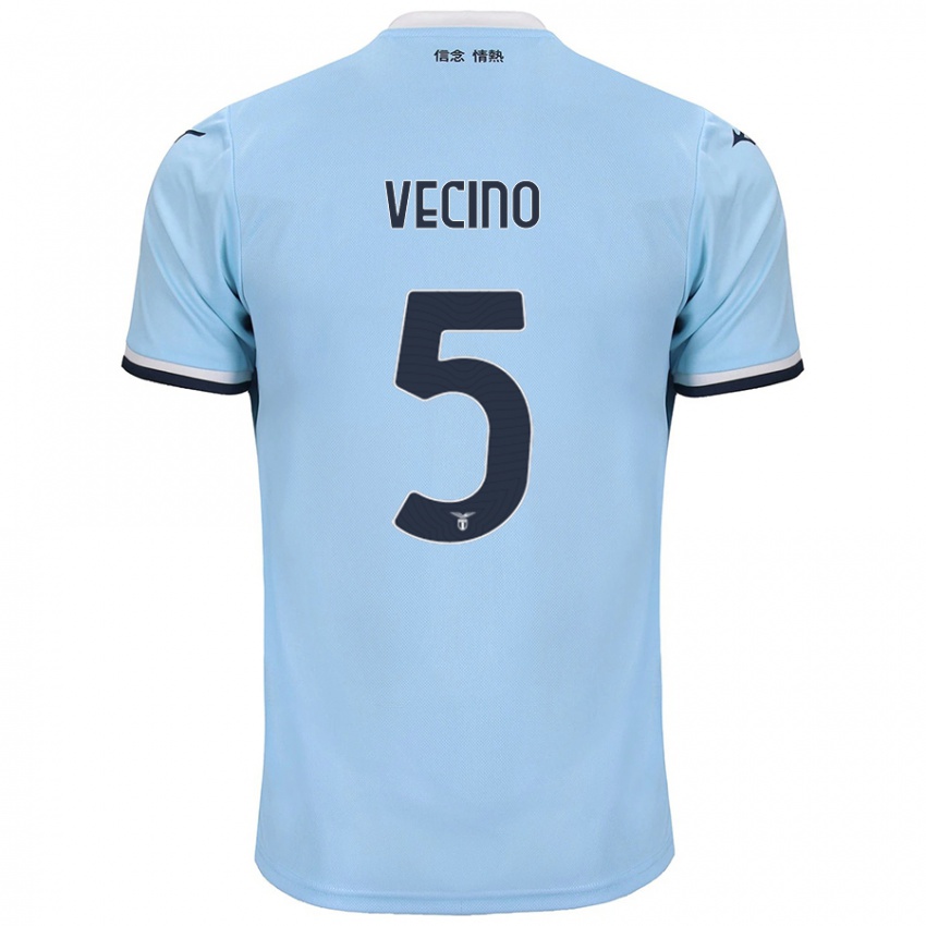 Kinderen Matías Vecino #5 Blauw Thuisshirt Thuistenue 2024/25 T-Shirt