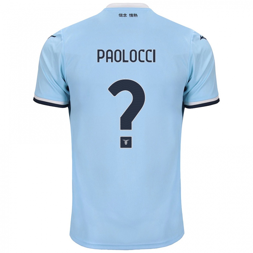 Kinderen Gabriele Paolocci #0 Blauw Thuisshirt Thuistenue 2024/25 T-Shirt