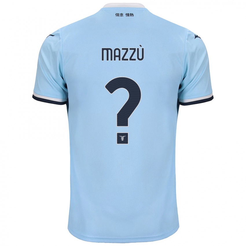 Kinderen Domenico Mazzù #0 Blauw Thuisshirt Thuistenue 2024/25 T-Shirt